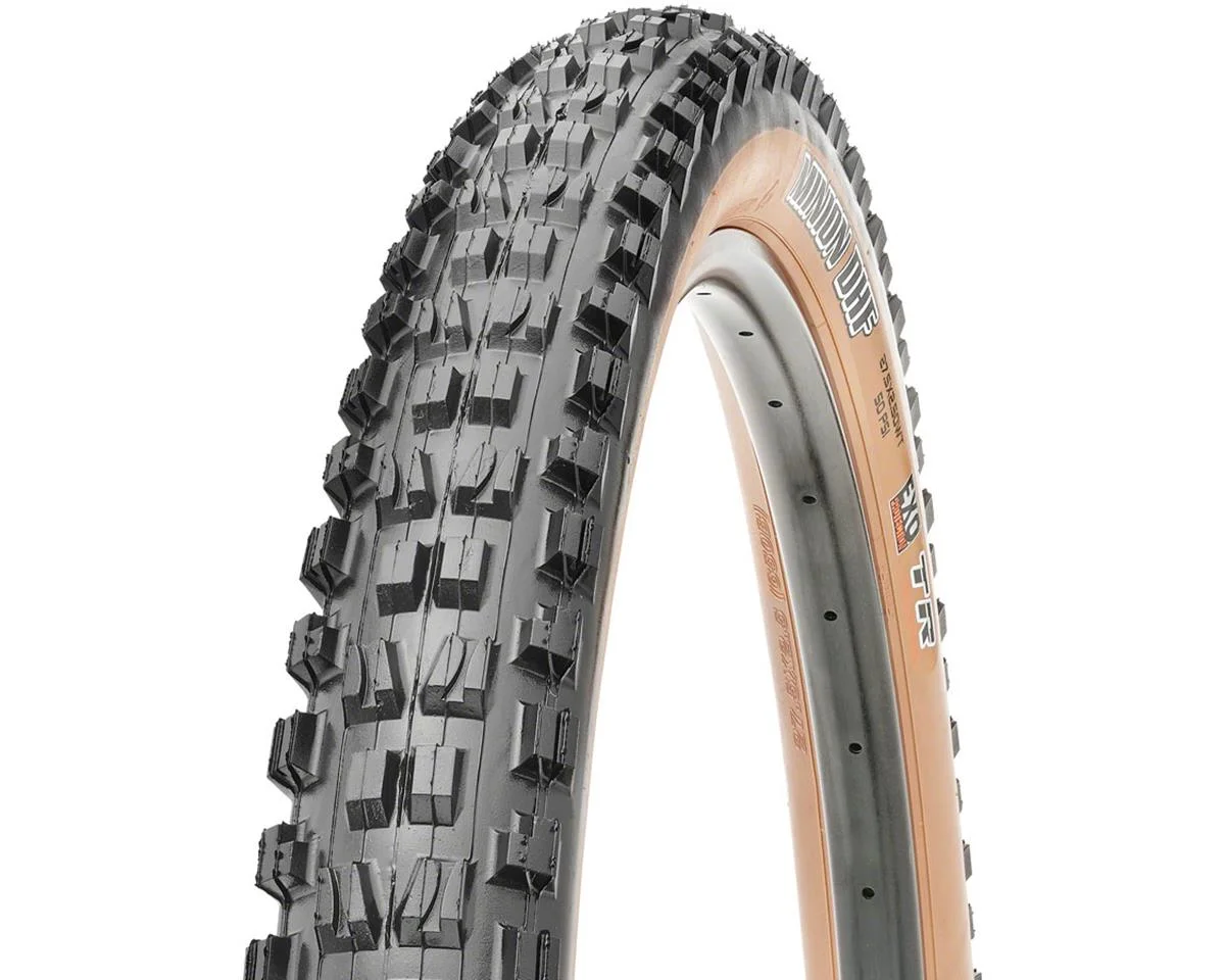 Maxxis Minion DHF Tubeless Mountain Tire (Tan Wall) (27.5") (2.3") (MaxxTerra/EXO)